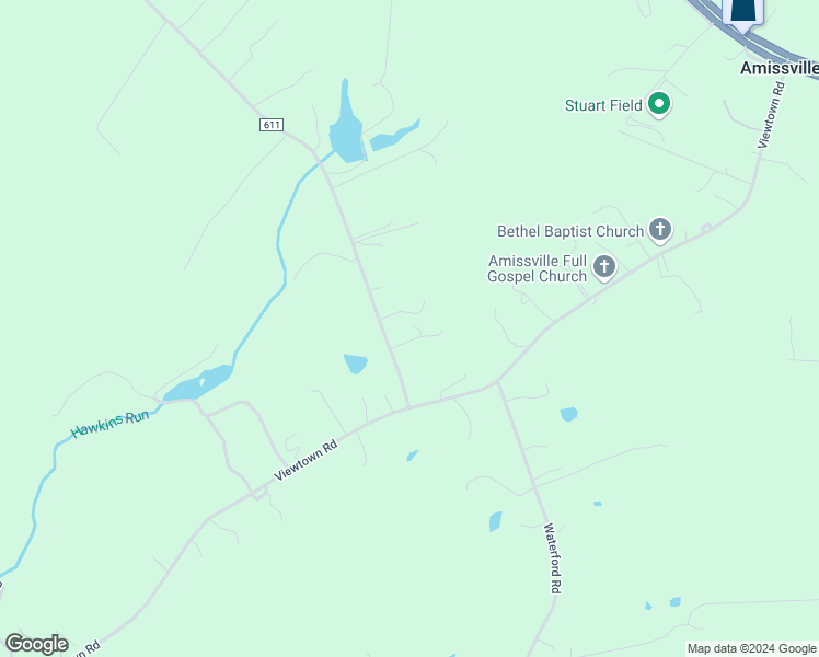 map of restaurants, bars, coffee shops, grocery stores, and more near 21 Gheen Acres Lane in Amissville