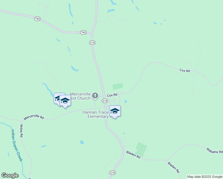map of restaurants, bars, coffee shops, grocery stores, and more near 2464 Cox Road in Crown City