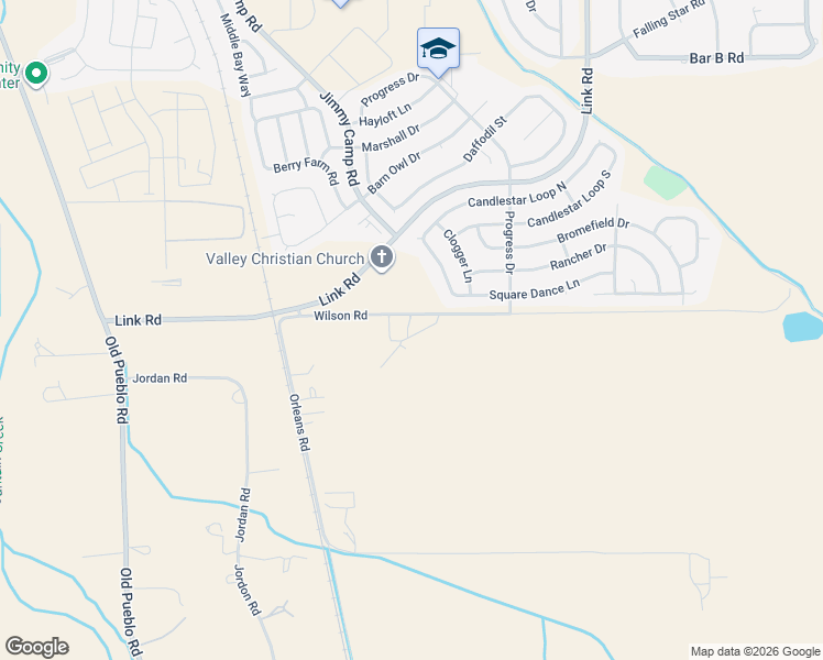 map of restaurants, bars, coffee shops, grocery stores, and more near 7875 Wilson Road in Fountain