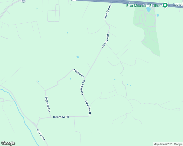map of restaurants, bars, coffee shops, grocery stores, and more near 1118 Clearview Road in Luray
