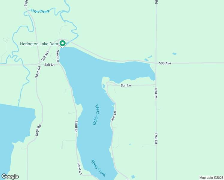 map of restaurants, bars, coffee shops, grocery stores, and more near 400-446 Tan Ln in Herington