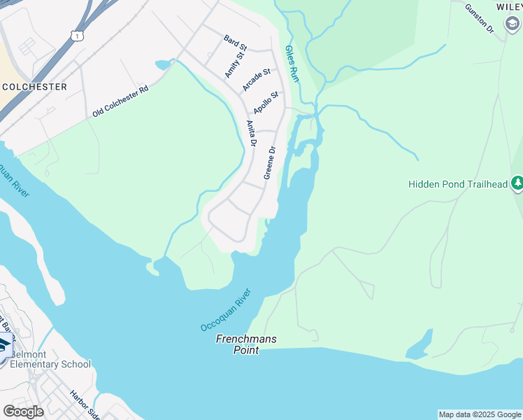 map of restaurants, bars, coffee shops, grocery stores, and more near 10749 Greene Drive in Lorton