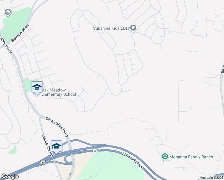 map of restaurants, bars, coffee shops, grocery stores, and more near 1421 Terracina Drive in El Dorado Hills