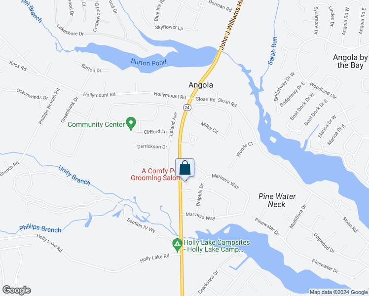 map of restaurants, bars, coffee shops, grocery stores, and more near 32226 Brandy Circle in Millsboro