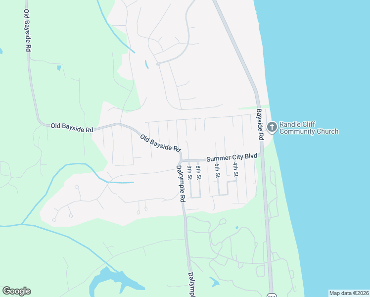 map of restaurants, bars, coffee shops, grocery stores, and more near 6524 9th Street in Chesapeake Beach