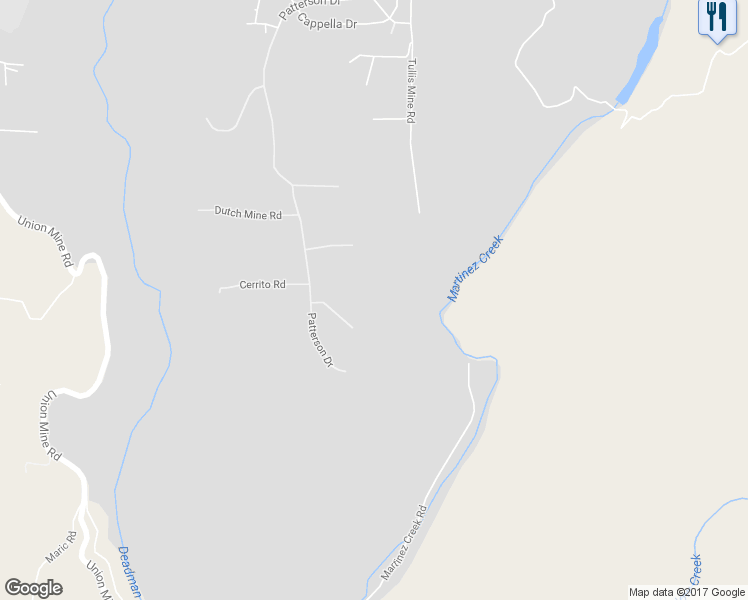 map of restaurants, bars, coffee shops, grocery stores, and more near 821 No Way Out Court in Diamond Springs