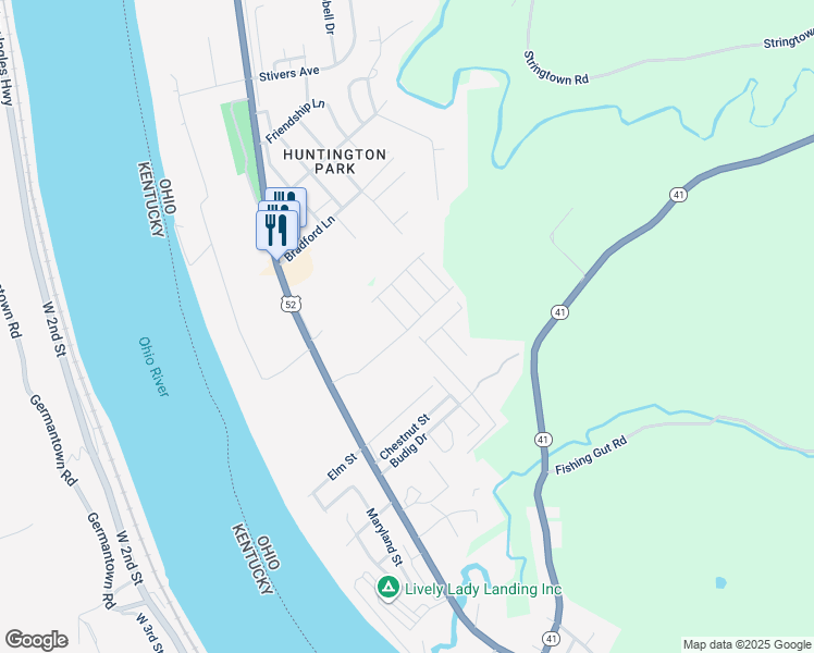 map of restaurants, bars, coffee shops, grocery stores, and more near 100-164 Bramel Drive in Aberdeen