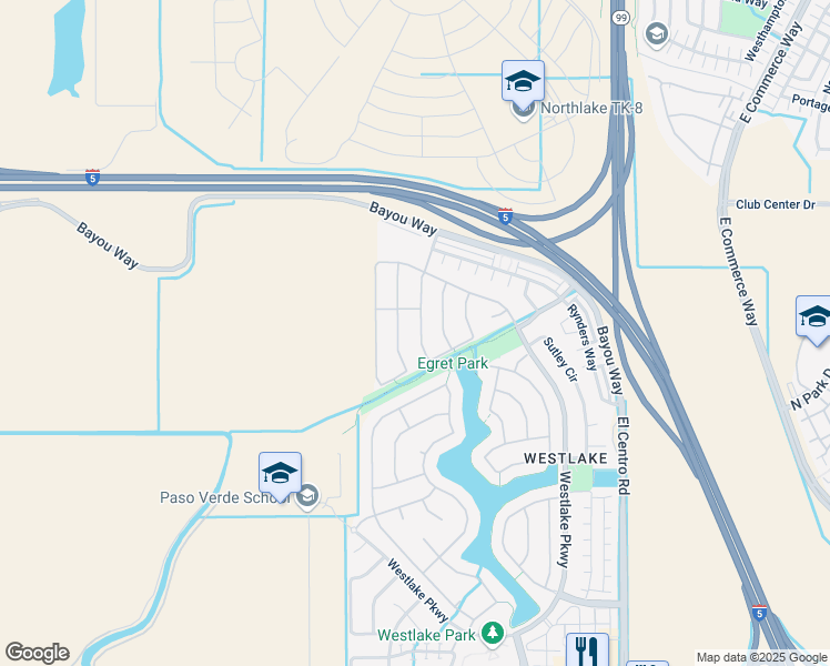 map of restaurants, bars, coffee shops, grocery stores, and more near 180 Hebron Circle in Sacramento