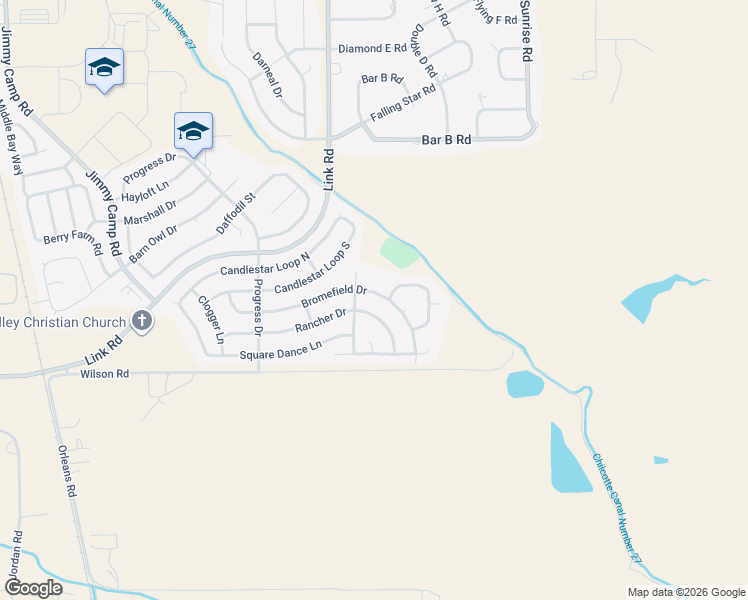 map of restaurants, bars, coffee shops, grocery stores, and more near 1008 Bromefield Drive in Fountain