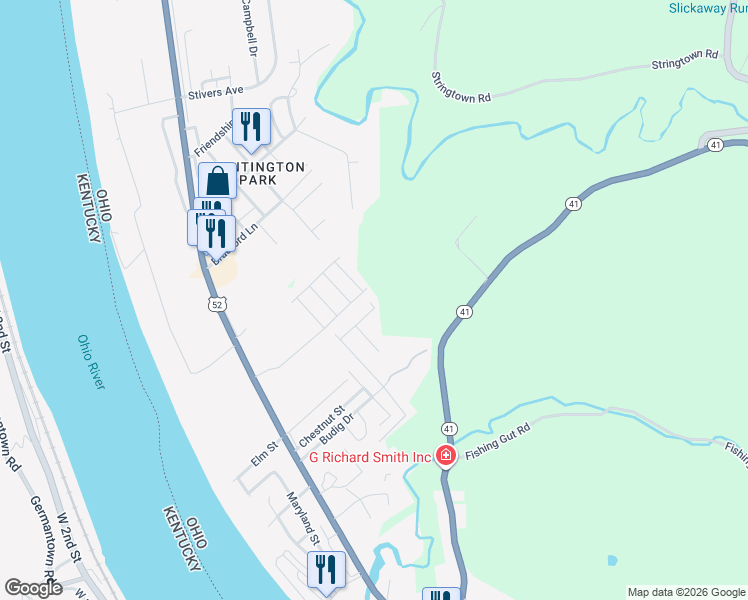 map of restaurants, bars, coffee shops, grocery stores, and more near 287 Budig Drive in Aberdeen