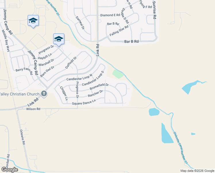 map of restaurants, bars, coffee shops, grocery stores, and more near 1008 Bromefield Drive in Fountain