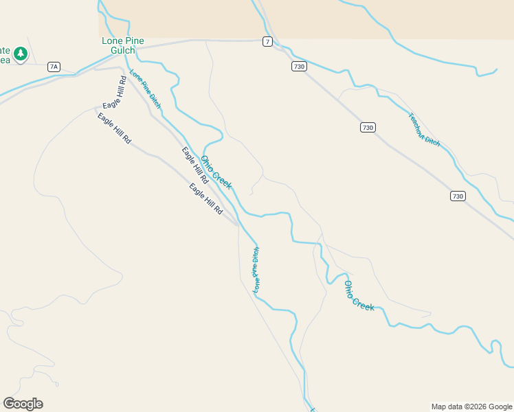 map of restaurants, bars, coffee shops, grocery stores, and more near 505 Eagle Creek Road in Gunnison