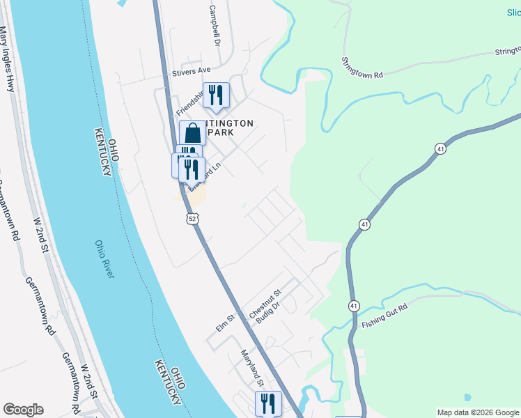 map of restaurants, bars, coffee shops, grocery stores, and more near 1445 Maple Street in Aberdeen