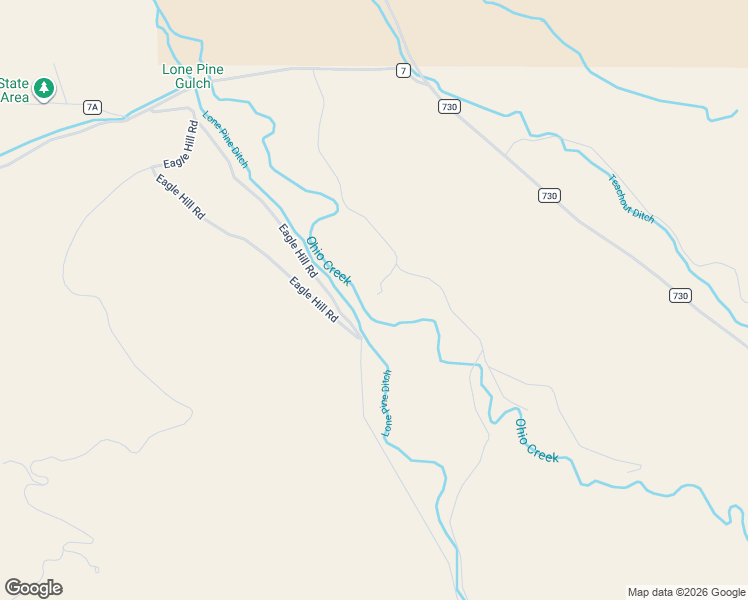 map of restaurants, bars, coffee shops, grocery stores, and more near 505 Eagle Creek Road in Gunnison