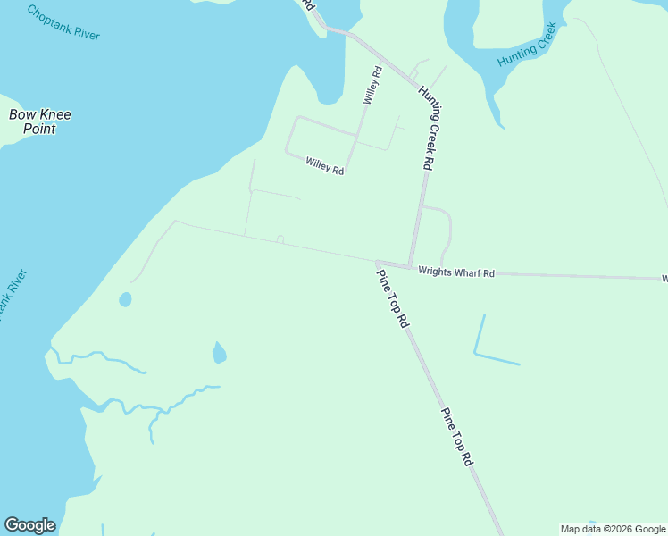 map of restaurants, bars, coffee shops, grocery stores, and more near 3836 Wrights Wharf Road in Hurlock