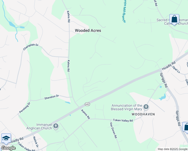 map of restaurants, bars, coffee shops, grocery stores, and more near 13195 Trails End Ct in Manassas
