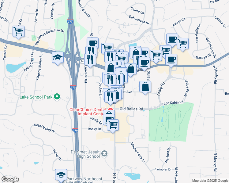 Creve Coeur Mo Walk Score