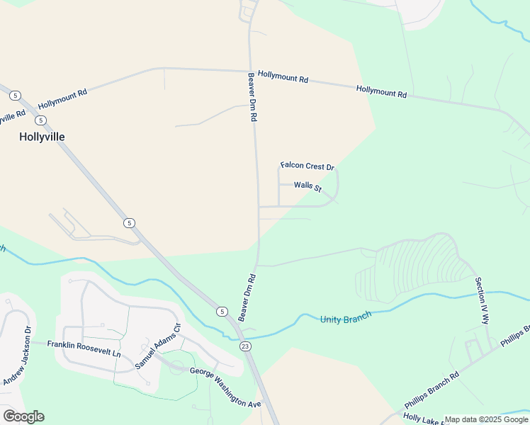 map of restaurants, bars, coffee shops, grocery stores, and more near 2 Falcon Crest Drive in Harbeson