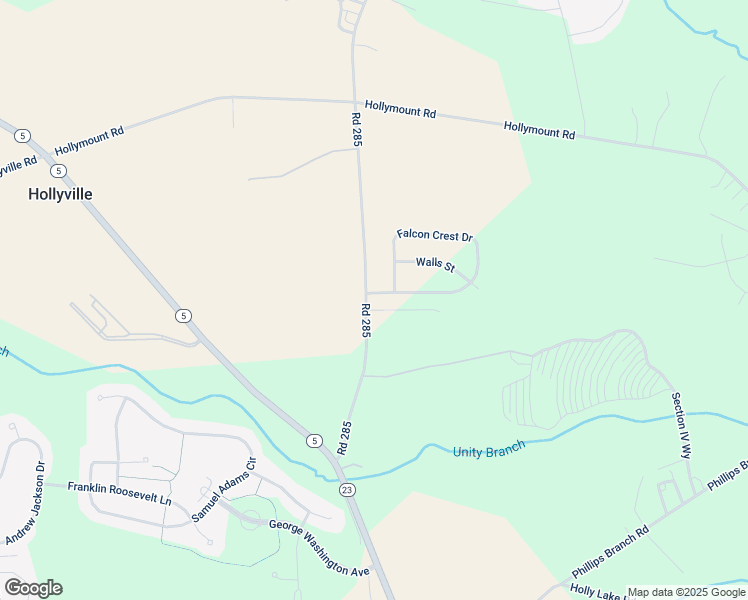 map of restaurants, bars, coffee shops, grocery stores, and more near 2 Falcon Crest Drive in Harbeson