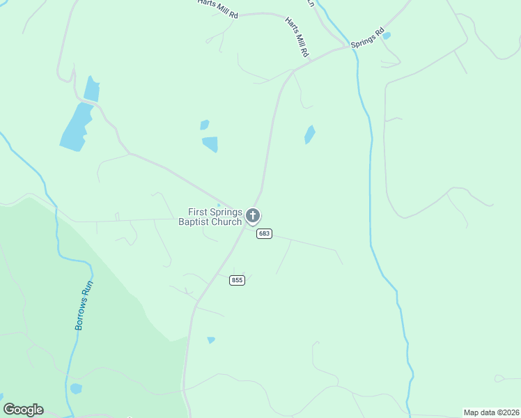 map of restaurants, bars, coffee shops, grocery stores, and more near 9293 Springs Road in Warrenton