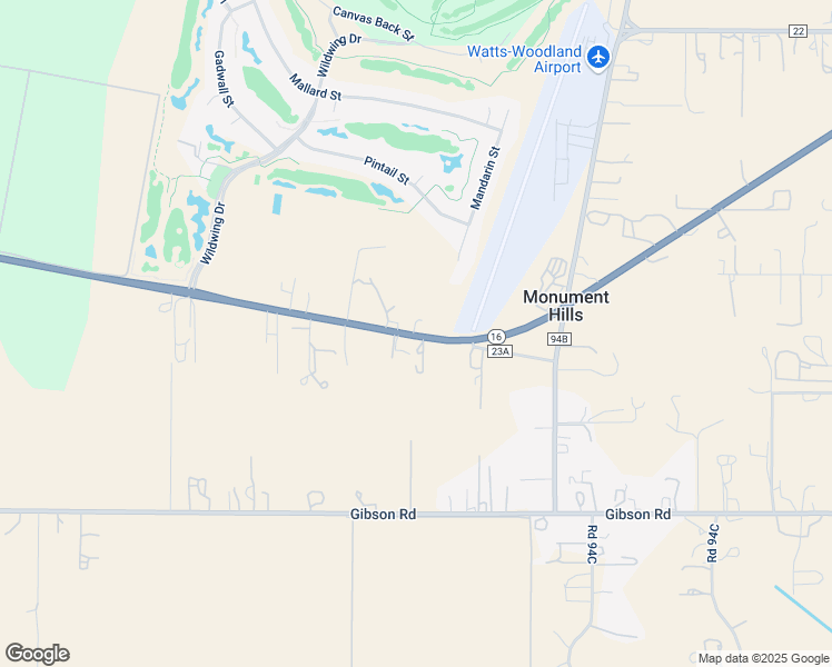 map of restaurants, bars, coffee shops, grocery stores, and more near 34014 California 16 in Woodland