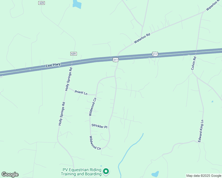map of restaurants, bars, coffee shops, grocery stores, and more near 2280 Wildwood Circle in Amissville