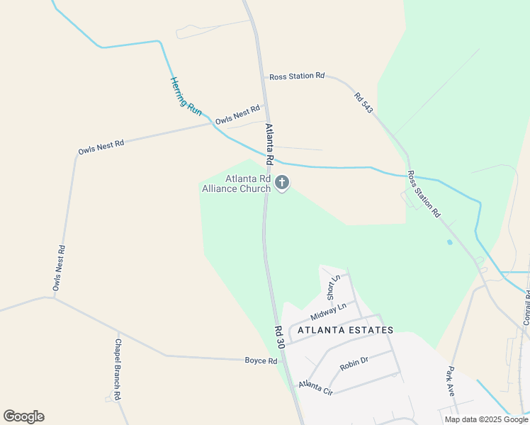 map of restaurants, bars, coffee shops, grocery stores, and more near 22625 Atlanta Road in Seaford