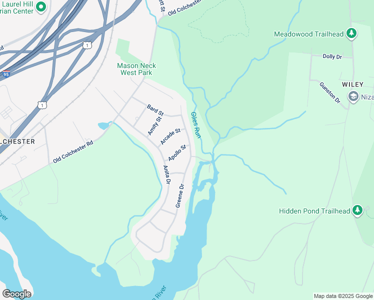 map of restaurants, bars, coffee shops, grocery stores, and more near 10606 Greene Drive in Lorton