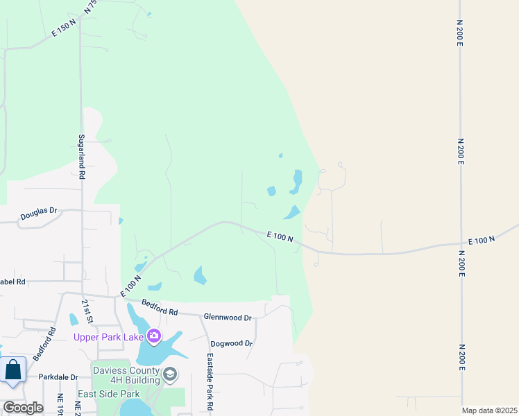map of restaurants, bars, coffee shops, grocery stores, and more near 1340 East 100 North in Washington