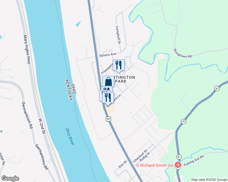 map of restaurants, bars, coffee shops, grocery stores, and more near 1650 Braeburn Road in Aberdeen