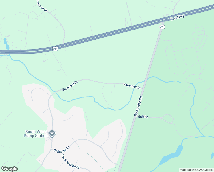 map of restaurants, bars, coffee shops, grocery stores, and more near 2009 Somerset Drive in Jeffersonton