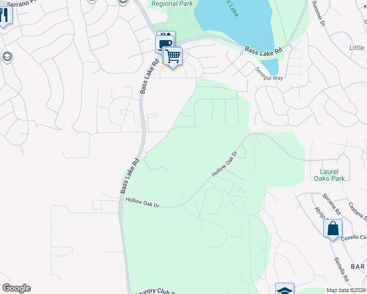 map of restaurants, bars, coffee shops, grocery stores, and more near 3491 Sienna Ridge Road in El Dorado Hills