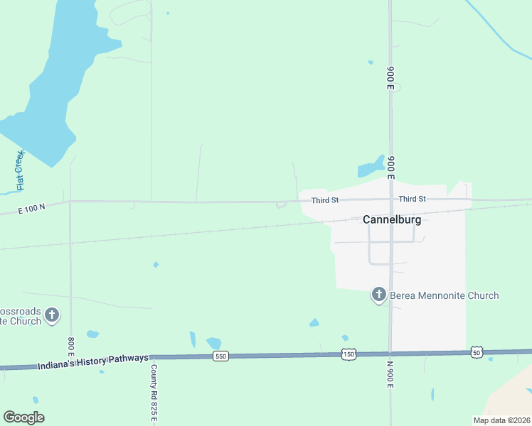 map of restaurants, bars, coffee shops, grocery stores, and more near 8697 East 100 North in Cannelburg