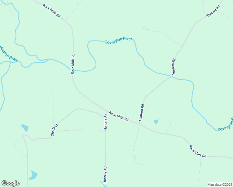 map of restaurants, bars, coffee shops, grocery stores, and more near 406 Rock Mills Road in Woodville