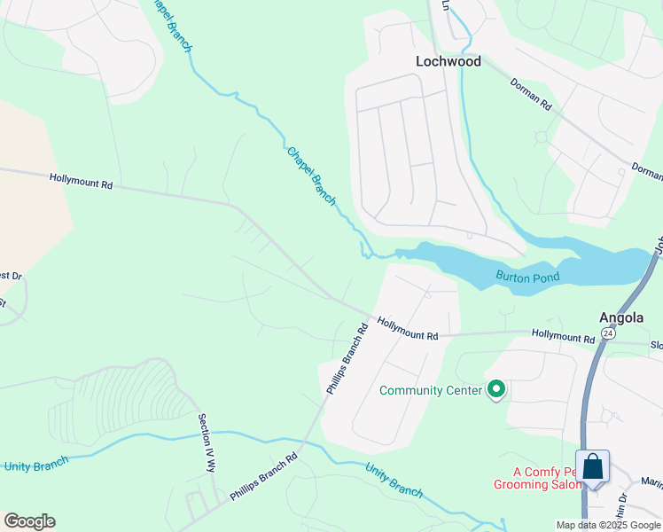 map of restaurants, bars, coffee shops, grocery stores, and more near 30795 Hollymount Road in Harbeson