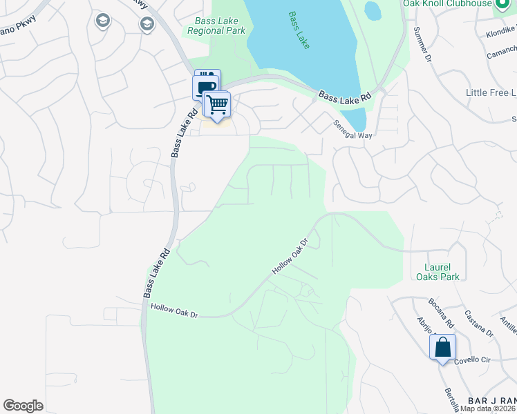 map of restaurants, bars, coffee shops, grocery stores, and more near 3491 Sienna Ridge Road in El Dorado Hills