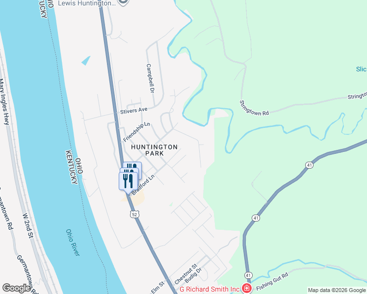 map of restaurants, bars, coffee shops, grocery stores, and more near 1601 Friendship Road in Aberdeen