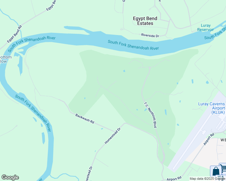 map of restaurants, bars, coffee shops, grocery stores, and more near 494 Beall Avenue in Luray