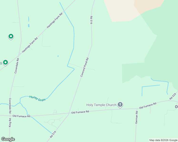 map of restaurants, bars, coffee shops, grocery stores, and more near 22573 Concord Pond Road in Georgetown