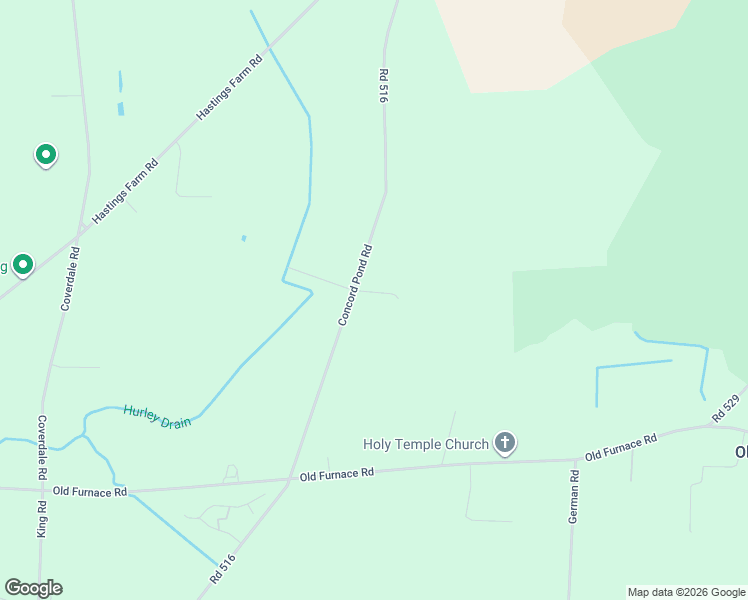 map of restaurants, bars, coffee shops, grocery stores, and more near 22573 Concord Pond Road in Georgetown