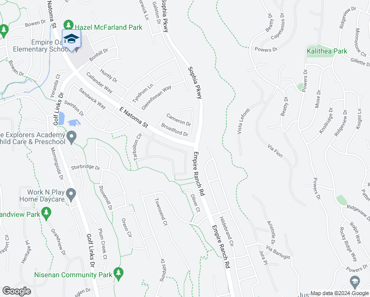 map of restaurants, bars, coffee shops, grocery stores, and more near 2112 Tarbolton Circle in Folsom