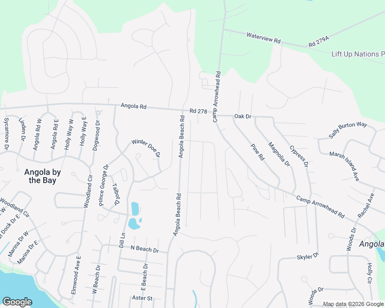 map of restaurants, bars, coffee shops, grocery stores, and more near 33052 Suburban Boulevard in Lewes