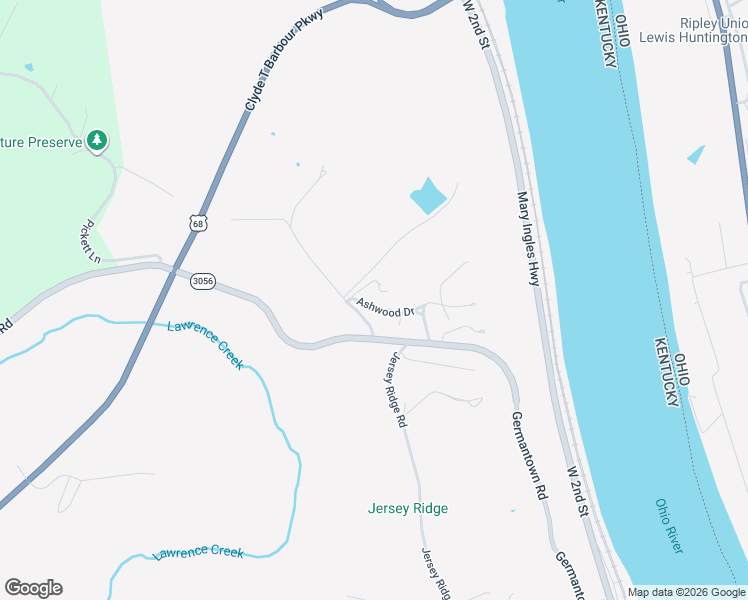 map of restaurants, bars, coffee shops, grocery stores, and more near 1110 Ashwood Drive in Maysville