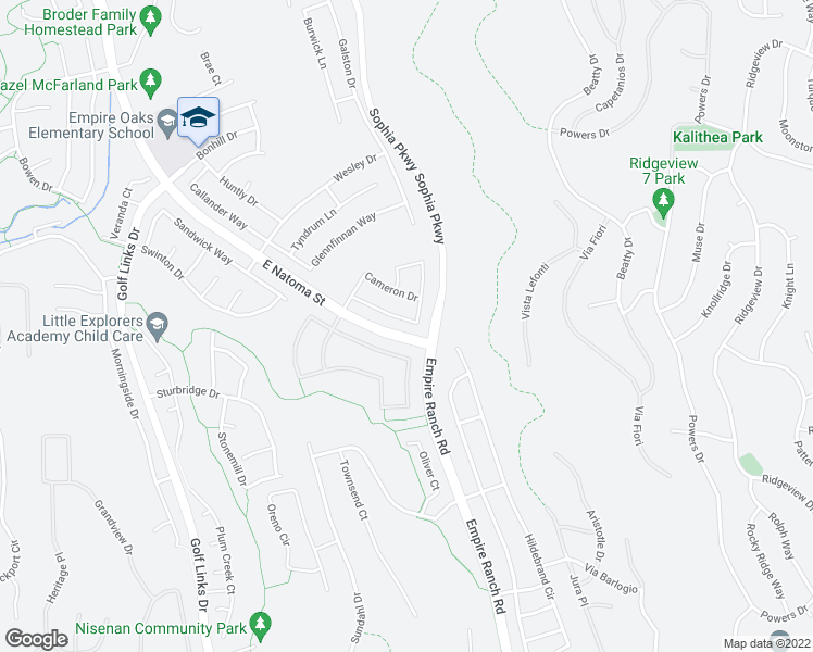 map of restaurants, bars, coffee shops, grocery stores, and more near 1929 Broadford Drive in Folsom