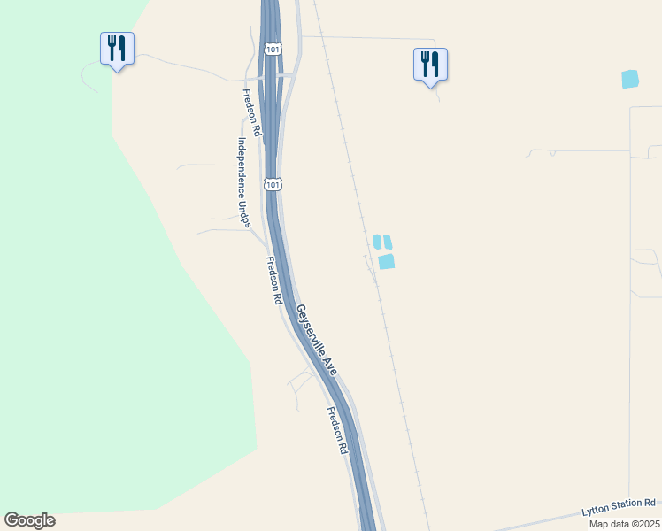 map of restaurants, bars, coffee shops, grocery stores, and more near 18700 Geyserville Avenue in Geyserville