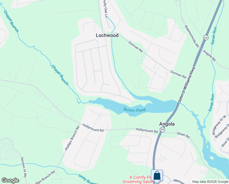 map of restaurants, bars, coffee shops, grocery stores, and more near 18 Lakeshore Drive in Lewes