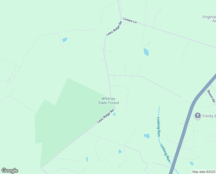 map of restaurants, bars, coffee shops, grocery stores, and more near 8716 Lees Ridge Road in Warrenton