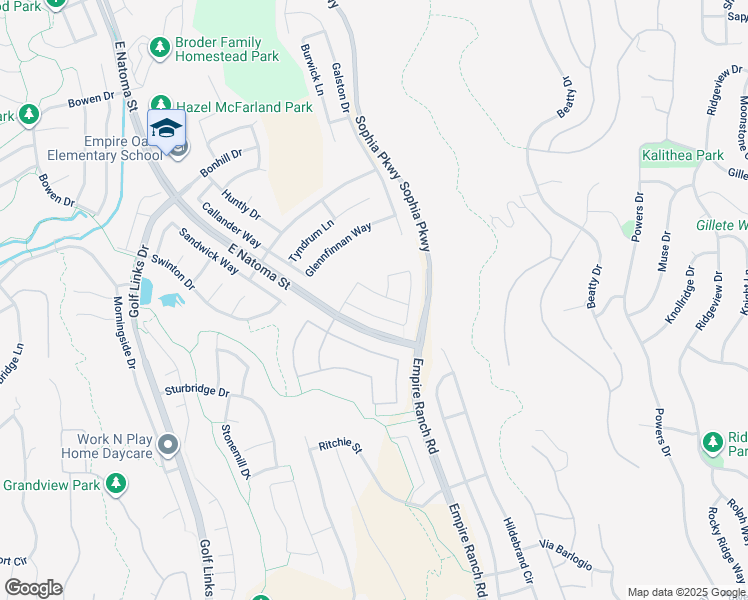 map of restaurants, bars, coffee shops, grocery stores, and more near 1897 Broadford Drive in Folsom