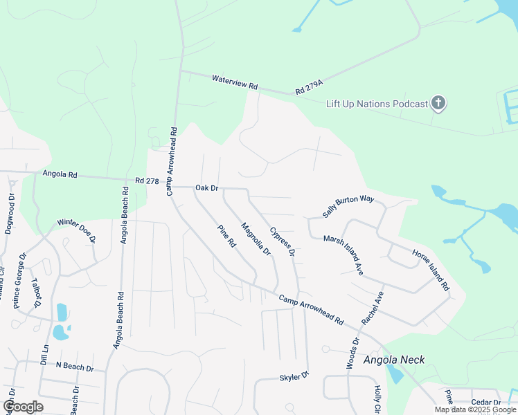 map of restaurants, bars, coffee shops, grocery stores, and more near 22885 Cypress Drive in Lewes
