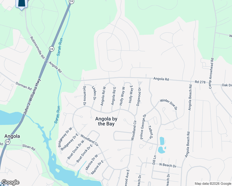 map of restaurants, bars, coffee shops, grocery stores, and more near 22755 Holly Way West in Lewes